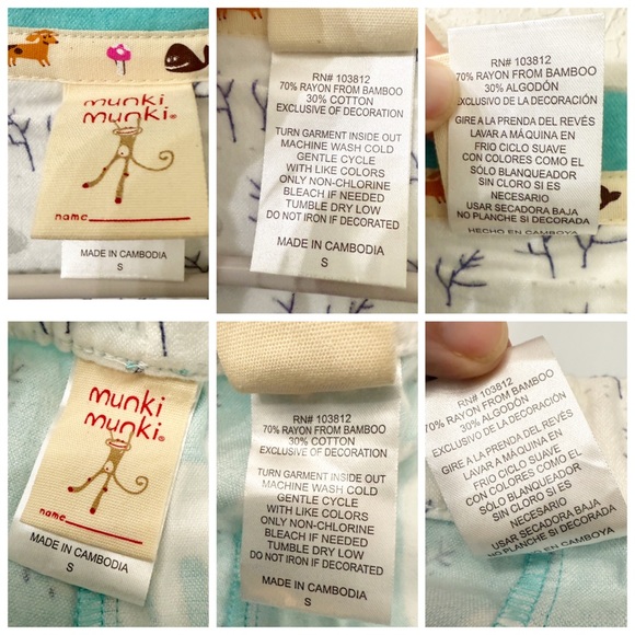 Munki Munki Polar Bear Print 2-Piece Flannel Pajama Set - S - Picture 15 of 15